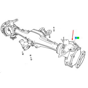 Front Axle Assy-52-55-G400