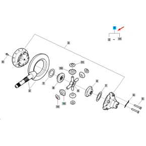Diff Assy-Rear-G310