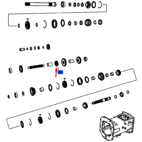 Engrenagem-M/Câmbio Drv 1-Trg281