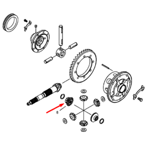 Gear-Diff Side(Rh)-Trg310