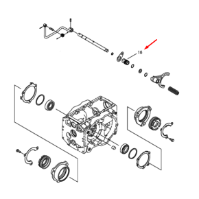 Adaptador-R/Diferencial Eixo-Trg320