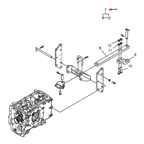 Drawbar Assy-W/Clevis-G891