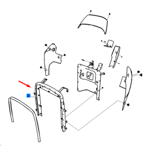 Suporte-Pedal Frame-Trg830