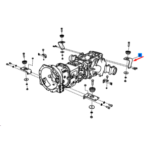Bracket-Mount Rear(Lh)-Trg840