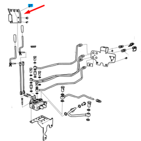 Suporte-R/C Valve Lever-Trg827