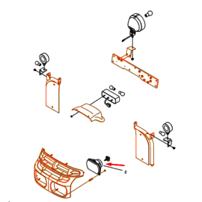 Farol Conjunto Cabeçote(Ldd)-Trg760