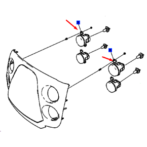 Farol Conjunto Cabeçote(Let)-Trg760