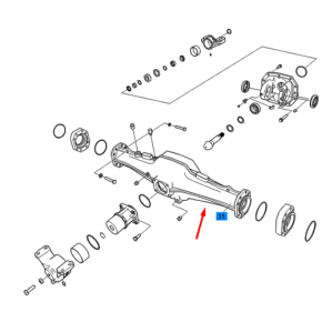 Case-Front Axle-Trg400