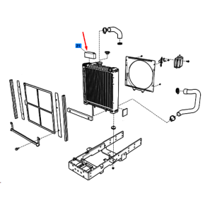 Espuma - Seal-Radiator Upper-Trg170