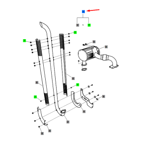 Tubo - Conjunto Tail-Trg150