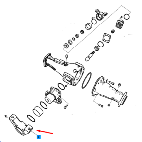 Suporte-F/Axle Front-Trg400