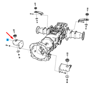 Bracket-Front Mount Rh-Trg840