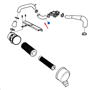 Hose-Air Intake-Trg190