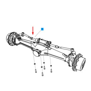 Front Axle Assy-W/Sensor-G400