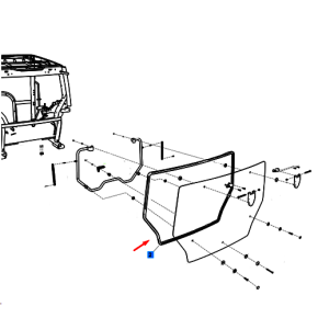 Weather Strip-Rear-Window-H-Trg863