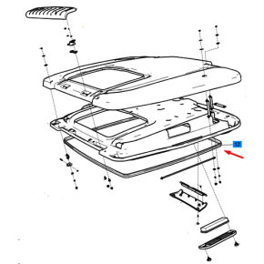 Weather Strip-Roof-H-Trg867