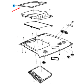 Weather Strip-Sunroof-Inner-H-Trg864