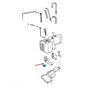 Suporte-Fr-Fuel Tank-Main-H-Trg040