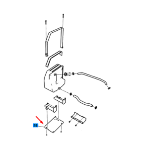 Bracket-Side-Fuel Tank-Sub-H-Trg040