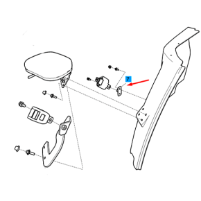 Suporte-Seat Belt-Passenger-H-Trg869