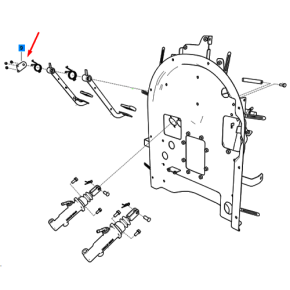 Suporte-Shaft-Brake Pedal-H-Trg835