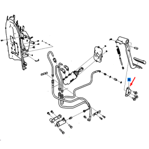 Suporte-Shaft-Clutch Pedal-H-Trg835