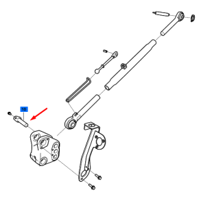 Pin-Top Link-Hinge-Trg896
