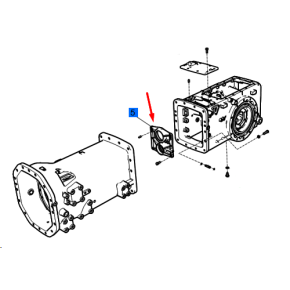 Cover-Axle Case Front-Trg280