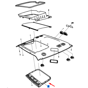 Bezel-Sunroof-Ch-H-Trg864