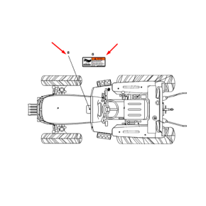 Decal-Muffler Warning-Trg980