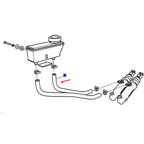 Hose-Brake Oil_Rh-Trg670