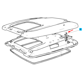 Spacer-Roof-Rear-H-Trg867