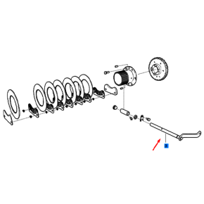 Lever-Parking Freio Eixo-Trg288