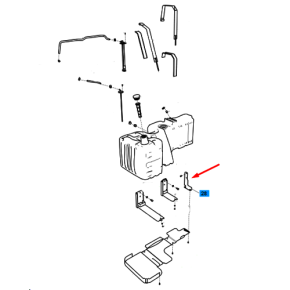 Suporte-Under-Main Tank-H-Trg040