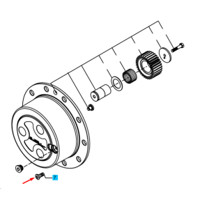 Bolt M8X20-Carr