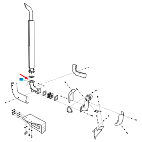 Tubo Inferior Do Escape-Lsmb-H-Trg150