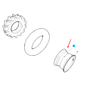 Wheel Assy-W16Lx26-H-Lsmb-Trg490