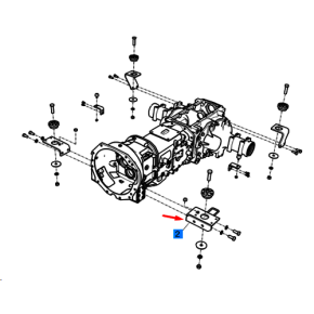 Bracket-Mount-Front_Lh-Trg840