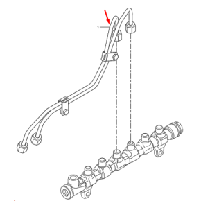 Pipe - Hp Pump To Rail-Pks