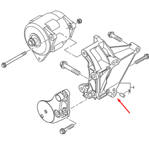 Alternator Bracket-Pks