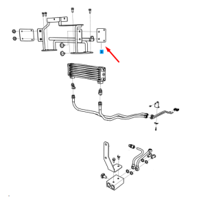 Suporte-Oil Cooler(Lh)-Trg640
