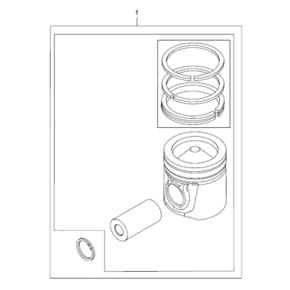 Piston And Ring Kit-Std-Pks