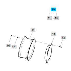Wheel Assy-W12X28-M