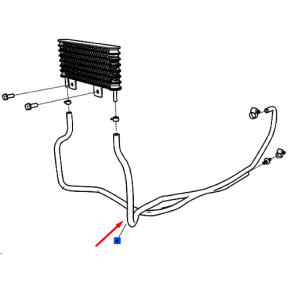 Hose-Fuel Cooler(Out)-Trg170