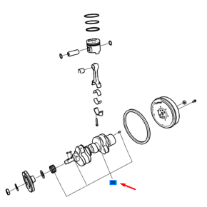 Crankshaft Assy-L3Al-Q120