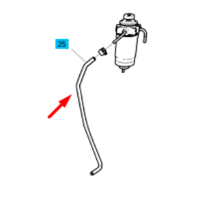 Hose-Fuel B-Trg010