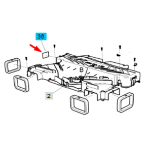 Hvac Guide Bracket 2-Trg865