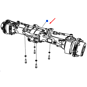 Front Axle Assy-Tsa09-1.36-Lsmb-G400