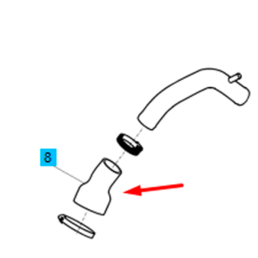Hose-Air Intake-U-Lsmb-Trg190