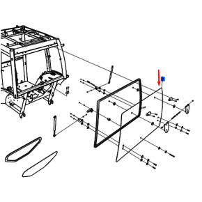 Vidro LS Traseiro Superior TRG863-U60